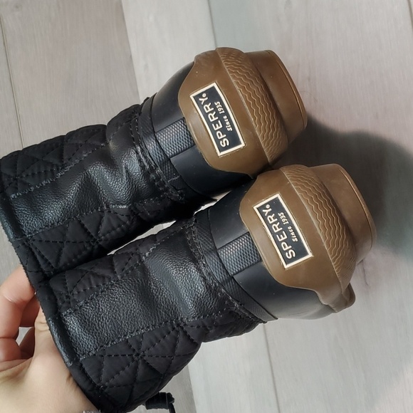 Sperry Womens Syren Gulf Saltwater Duck Rubber Waterproof Boots shoes sz 7.5 - Picture 6 of 11